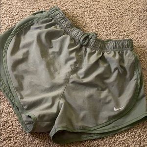 Pale green Nike Dri-fit shorts! Size M